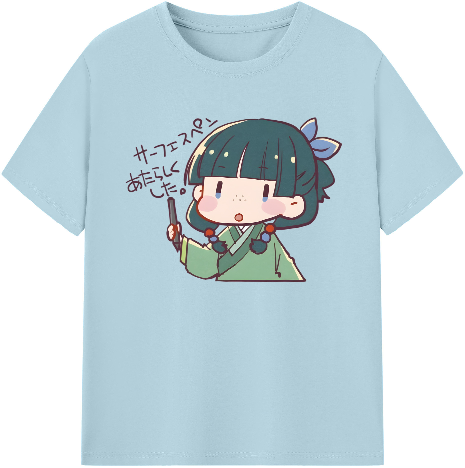 （画像用） 薬屋のひとりごと The Apothecary Diaries 綿100％半袖Tシャツ（フロントプリント）